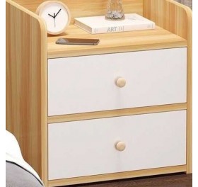 tủ gỗ kê đầu giường có 2 ngăn kéo