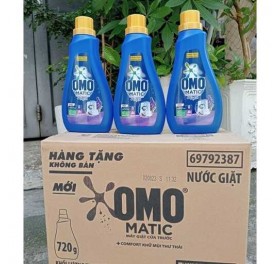 Nước giặt Omo Matic chai 720g