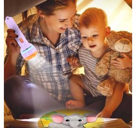 đồ chơi đèn pin chiếu 24 hình ảnh cho bé