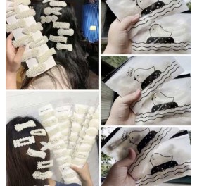 Bich 20 kẹp tóc ngọc trai phong cách Hàn Quốc