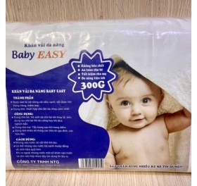 Khăn khô đa năng Baby Easy vải không dệt (300g) an toàn cho bé