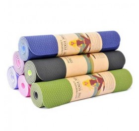Thảm yoga 2 lớp hoa văn loại xịn 6mm