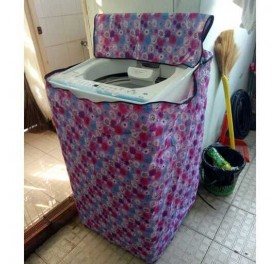 áo trùm máy giặt cửa trên kara vải siêu dày size từ 7-15kg