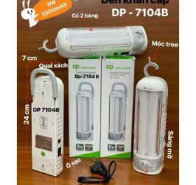 đèn pin sạc khẩn cấp 3 chế độ dp 7104 Bảo Hành 6TH