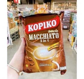 Túi 20 gói cà phê sữa 3in1 Kopiko Thái Lan