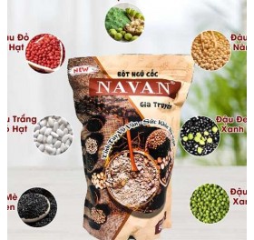 bột ngũ cốc navan gia truyền gói 800gr