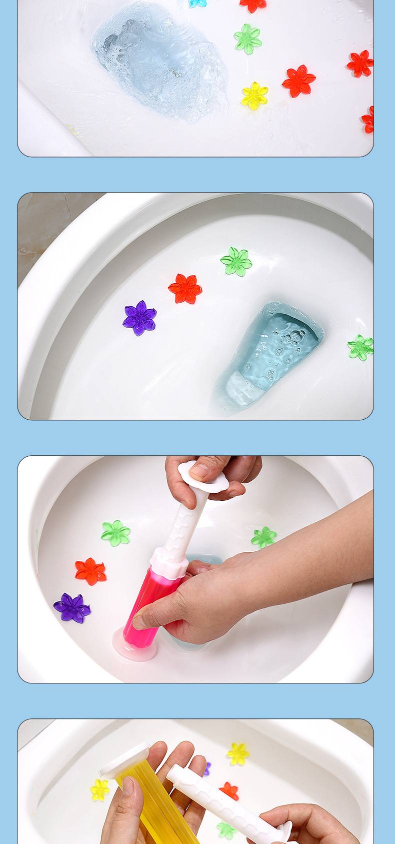 Gel khử mùi bồn cầu hình hoa (và hình cookie), gel bồn cầu hoa , khử mùi  toilet, toilet gel cleaner Teddy Bears store - Khăn lau, cước cọ rửa |  DienMayHoangNgan.com
