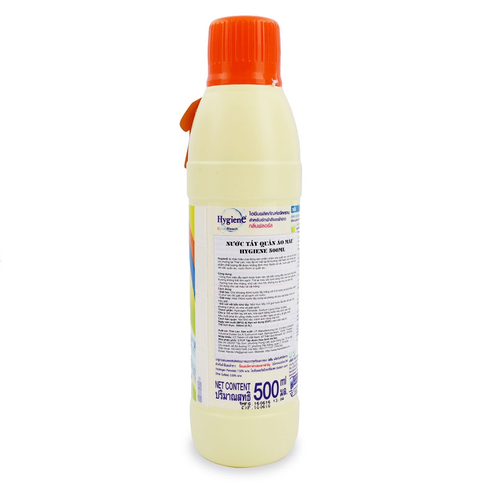 Nước tẩy quần áo màu Hygiene Thái Lan 500ml - P491821 | Sàn thương mại điện  tử của khách hàng Viettelpost