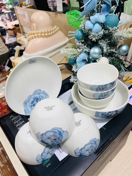 Bộ bàn ăn cao cấp 9 món quà Enfa