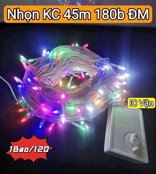 led nháy màu bóng nhọn 45m