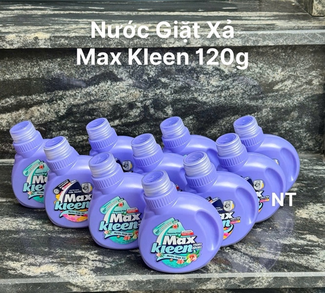 set 5 chai giặt xả maxkleen 120g
