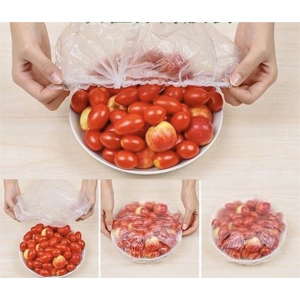 Set 100 túi bọc thực phẩm gấu