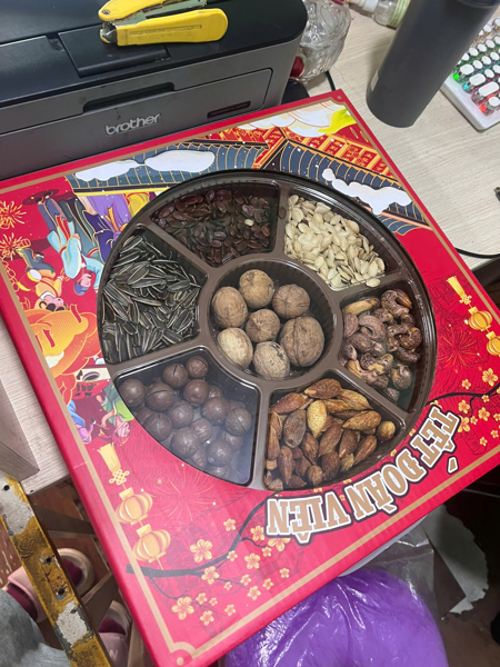 set Tết đoàn viên 7 loại hạt