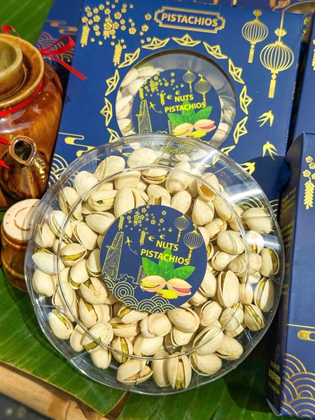 Hạt dẻ cười hộp xanh dương 350g