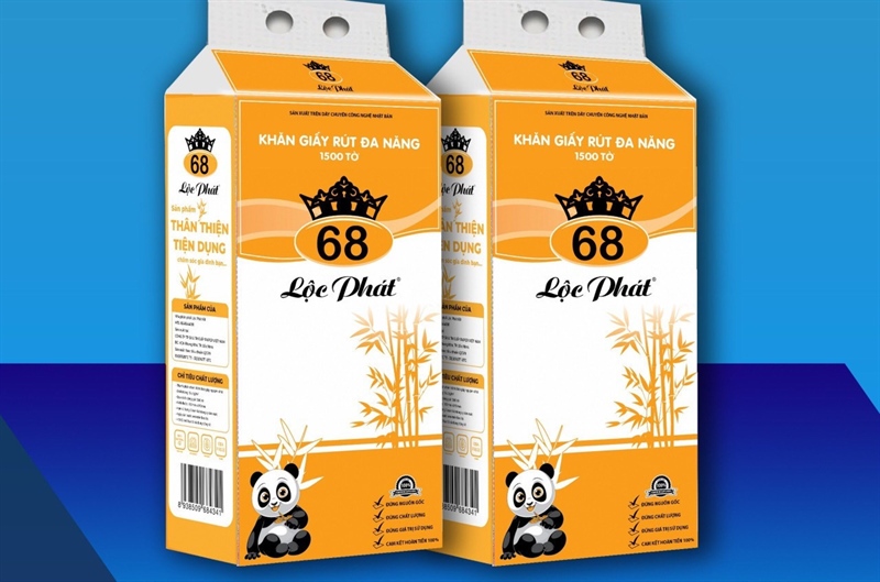 Giấy rút treo tường Lộc Phát gói 1500 tờ