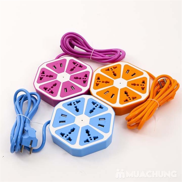 Ổ ĐIỆN TRÁI CAM 2 CỔNG USB