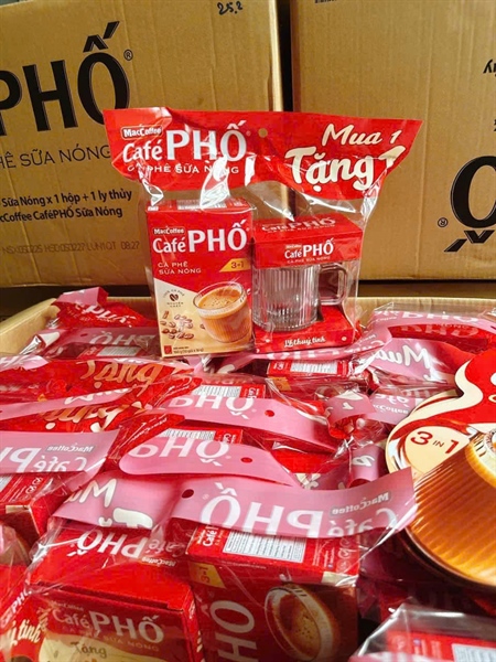 CÀ PHÊ PHỐ TẶNG KÈM LY