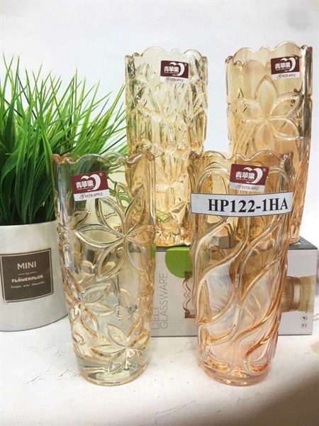 bình hoa 17.5cm hổ phách