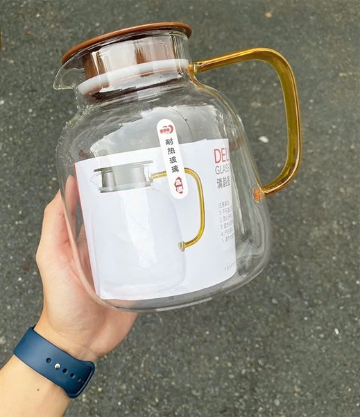 Bình nước Thủy tinh 1.7L Phong cách Nhật Bản