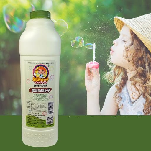 Chai xà phòng thổi bong bóng cho bé