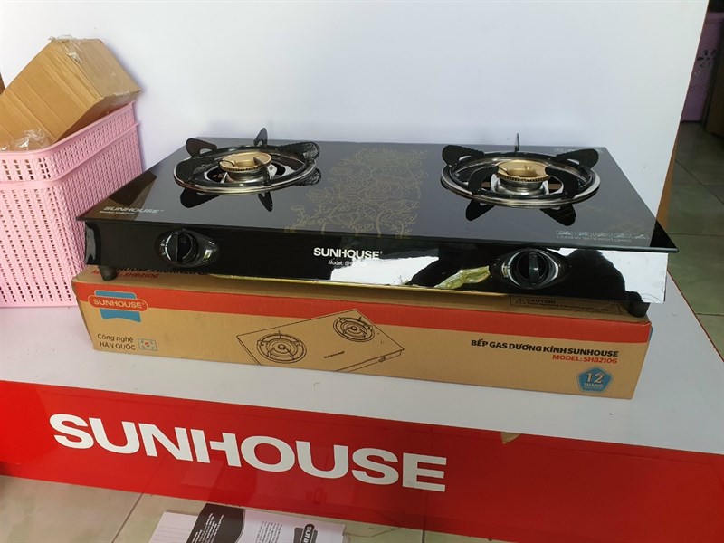 Bếp gas đôi Sunhouse chính hãng