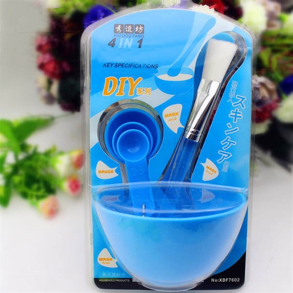 bộ dụng cụ trộn đắp mặt nạ 4 in 1