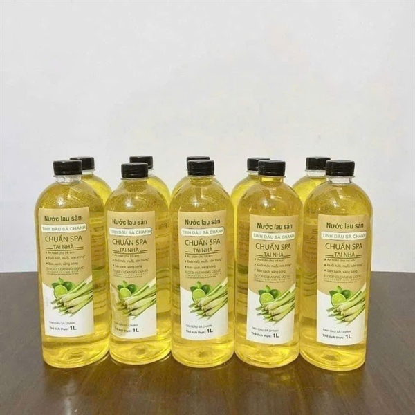 Nước lau thơm nhà tinh dầu sả chai 1L