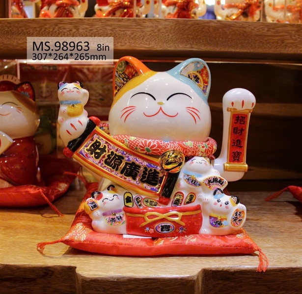 Mèo thần tài vẫy tay 22cm