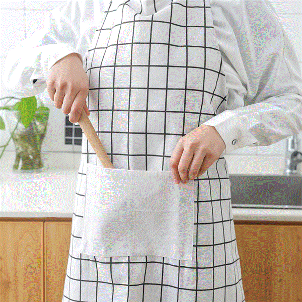 tạp dề vải lót dù có túi