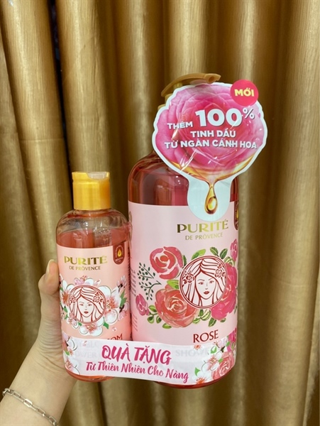Sữa tắm Purite rose 850ml sữa tắm 250ml