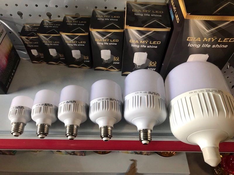 bóng trụ chính hãng Gia Mỹ 15W bảo hành 6th 1 đổi 1