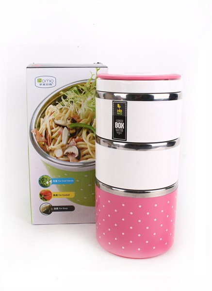 Cà mèn 3 tầng in hoa cao cấp SL inbox