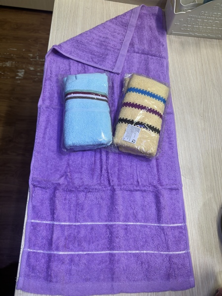 Khăn tắm cotton size 35x75cm đủ màu hàng khuyến mãi
