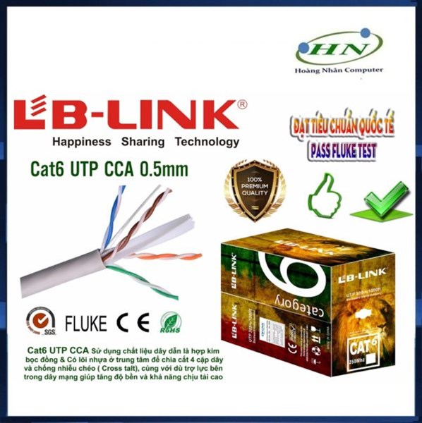 Cáp mạng LB-LINK 6E UTP-CCA 0.5mm-305m