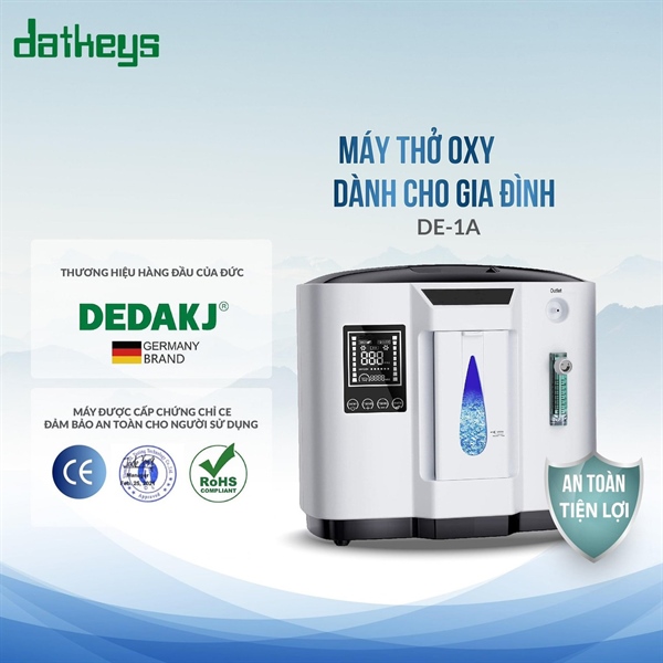Máy tạo Oxy DEDAKJ DE-1A 7L hàng của Đức