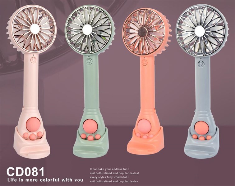 quạt sạc để bàn có giá đỡ điện thoại cao cấp kích thước 26*8.8*8cm