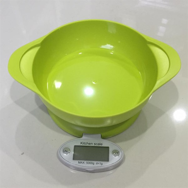 Cân nhà bếp có tô