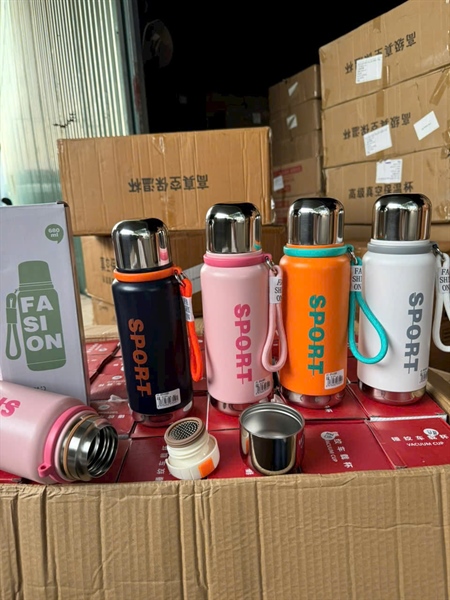 bình giữ nhiệt sport 680ml cao cấp - Ảnh 2