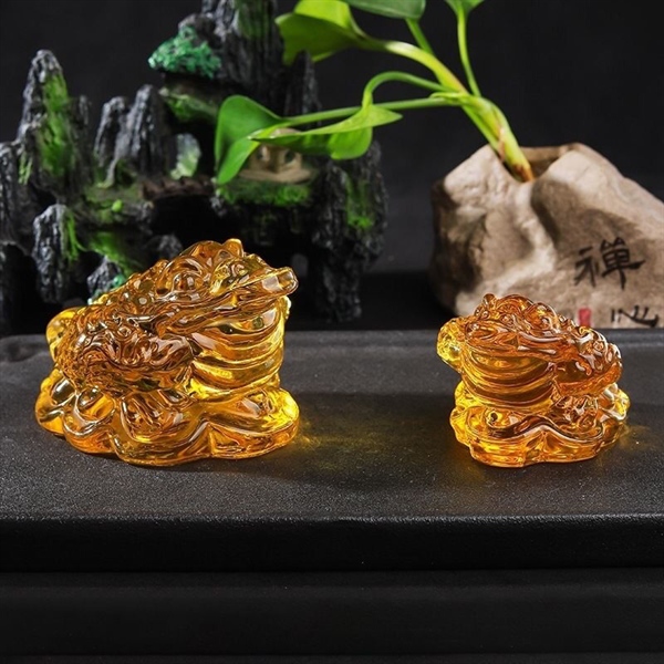 thiềm thừ pha lê size 7cm