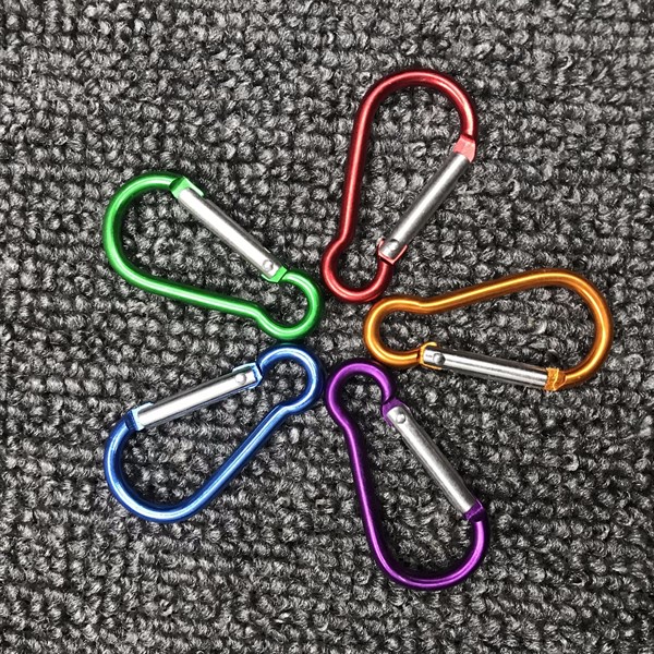 Móc khoá nhôm hình bầu dục