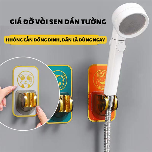 giá đỡ vòi sen dán tường không khoan đục
