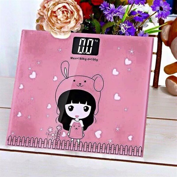 Cân điện tử mặt kính cường lực vuông BH 1 đổi 1