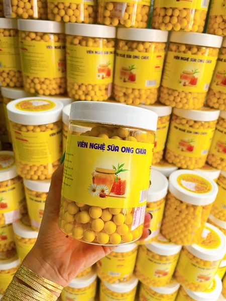 Viên nghệ sữa ong chúa hũ 500g