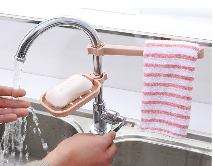 kệ bồn rửa chén đa năng 2 tầng nhựa