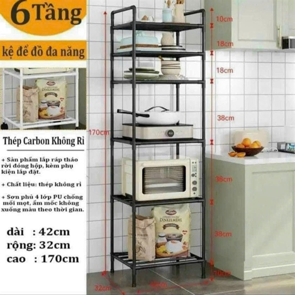 Kệ đựng đồ 6 tầng đa năng
