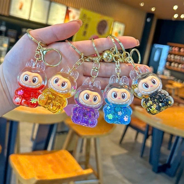 Set 5 túi mù móc khoá labubu nước 5cm