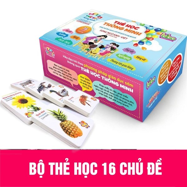 Thẻ học thông minh 16 chủ đề