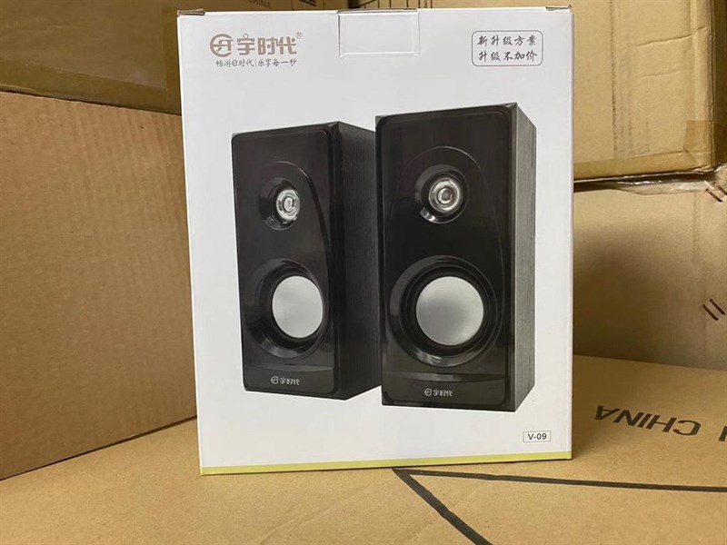 loa laptop vân gỗ 2.0 V07