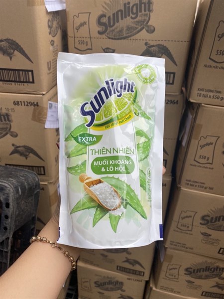Nước rửa chén Sunlight bịch 550gram