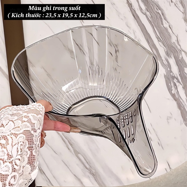 Rổ nhựa rửa rau củ quả đa năng có lỗ thoát nước tiện lợi